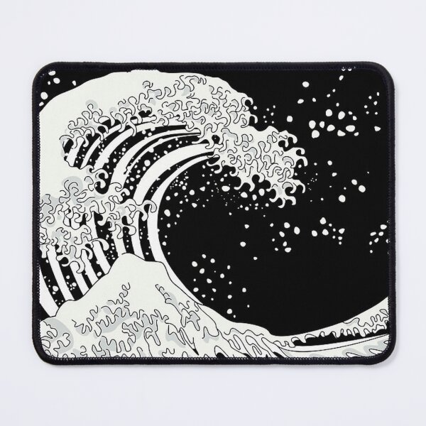 Item preview, Black and White Great Wave 2 designed and sold by JasonLSmith.