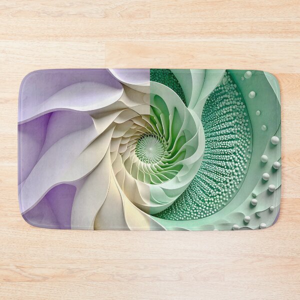 Item preview, Duality of Mint Waves and Lavender Beads designed and sold by Vicky Brago-Mitchell®.