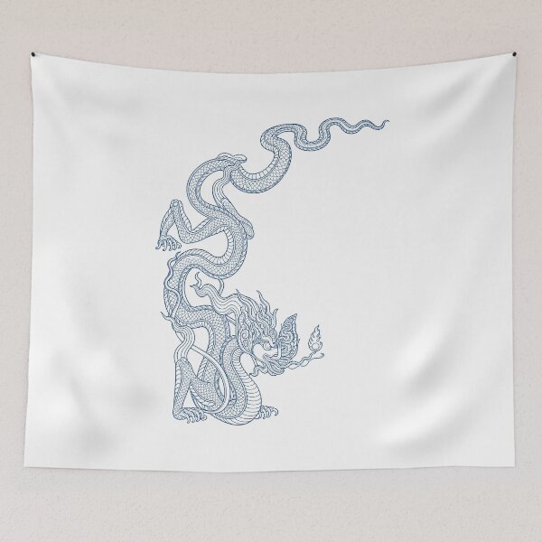 Item preview, Azure Vietnamese Dragon designed and sold by Rising Drake.