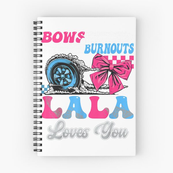 Item preview, Burnouts or Bows Lala Loves You Gender Reveal Party T-Shirt designed and sold by gidget-gadget.