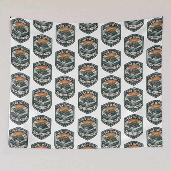 Item preview, Lion Turtle Crest designed and sold by Tiffany Roy.