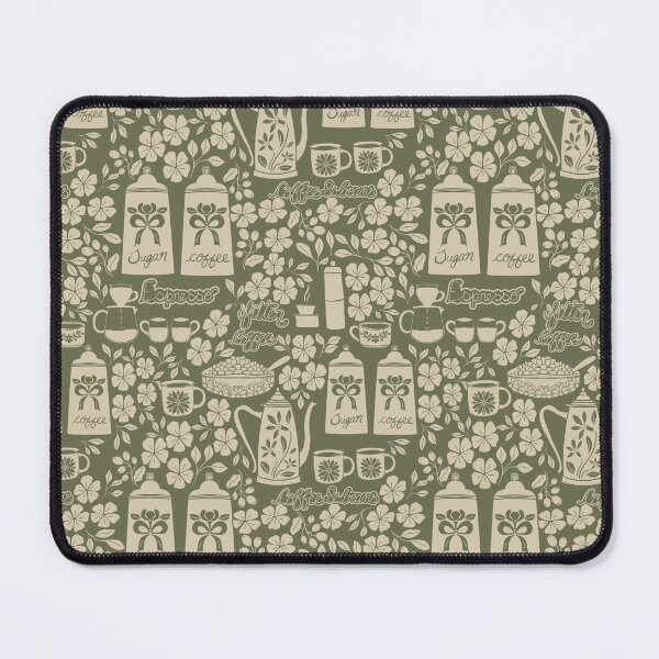 Item preview, Coffee cups , coffee pots, espresso, coffee beans - Vintage Coffee Shop designed and sold by DColourMuse.