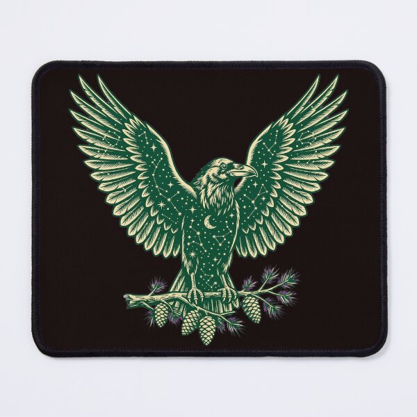 Item preview, Celestial Raven - Vintage PNW Raven Shirt - Retro Gothic Cascadia Gift designed and sold by ElevatedPNW.