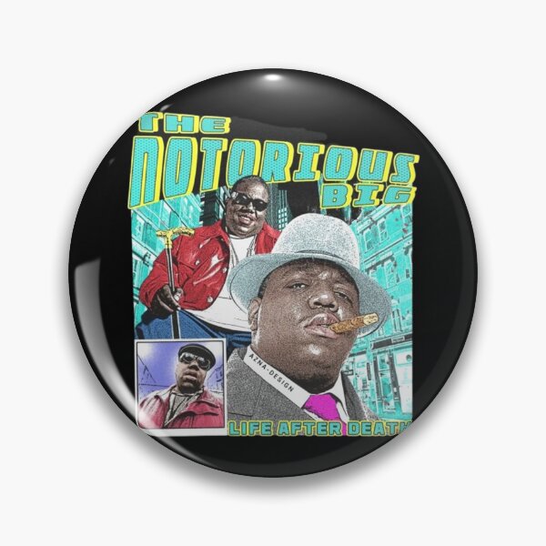 Item preview, The Notorious BIG Retro 90s Hip Hop Legend designed and sold by Mnx6.