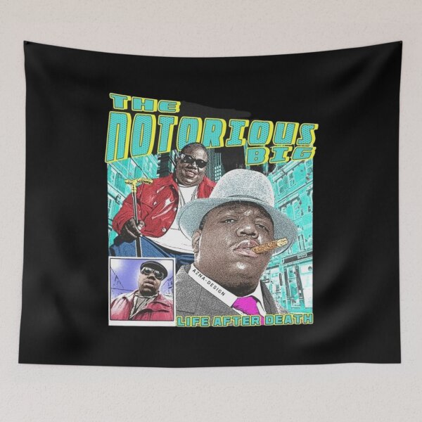 Item preview, The Notorious BIG Retro 90s Hip Hop Legend designed and sold by Mnx6.