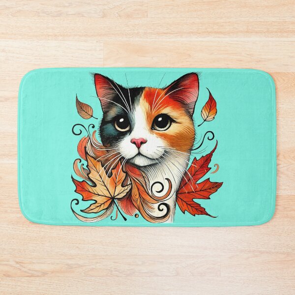 Item preview, Colors of Autumn Calico Cat designed and sold by Lion and Lamb Design.