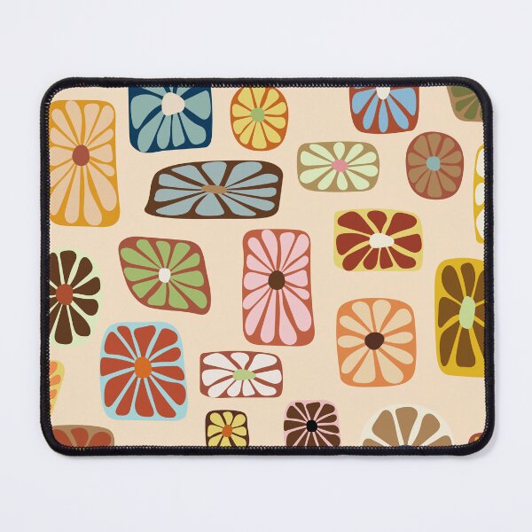 Item preview, 70s Beige Retro Daisies designed and sold by jehb.creative.