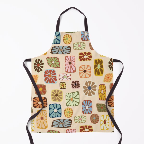 Item preview, 70s Beige Retro Daisies designed and sold by jehb.creative.