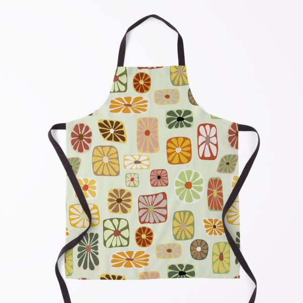 Item preview, 70s Green Retro Daisies designed and sold by jehb.creative.