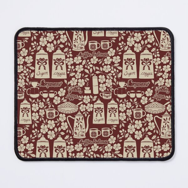 Item preview, Coffee cups , coffee pots, espresso, coffee beans - Vintage Coffee Shop designed and sold by DColourMuse.