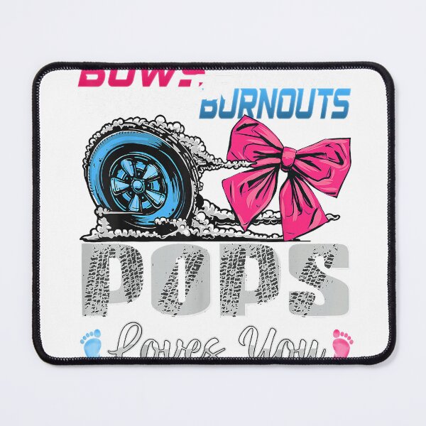 Item preview, Burnouts or Bows Pops Loves You Gender Reveal Party T-Shirt designed and sold by Cafe18.