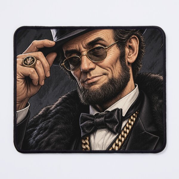 Item preview, The Original Gangsta – Abraham Lincoln | Vintage American Icon designed and sold by lapart.
