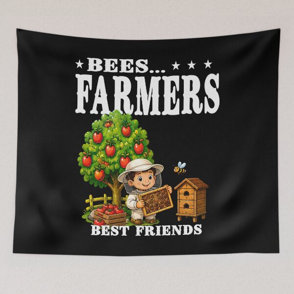 Item preview, Bees Farmers Best Friends Beekeeping Apple Orchard Beekeeper Apple Orchard Bees Farmers Best Friends designed and sold by Jt41.