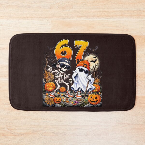 Item preview, 67 Six-Seven Halloween Funny Dripping Skeleton and Ghost 6 7 designed and sold by 519xdesign.