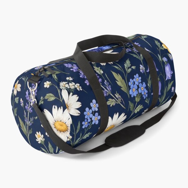 Item preview, Midnight Blue Wildflower Pattern – Dark Botanical Floral designed and sold by RJACreative.