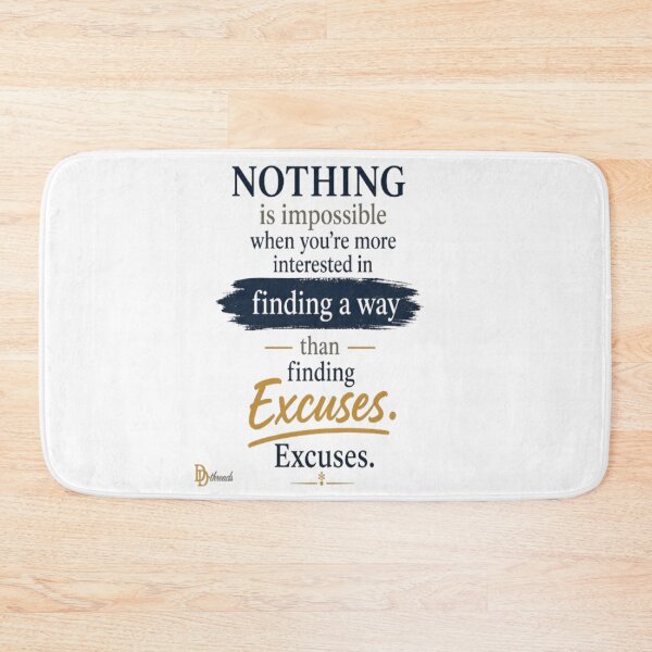 Item preview, Nothing Is Impossible Finding a Way Quote designed and sold by DesignerThreads.
