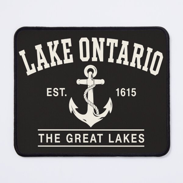 Item preview, Lake Ontario Est 1615 The Great Lakes Nautical Vintage Anchor designed and sold by DYALEEZ-XCR.