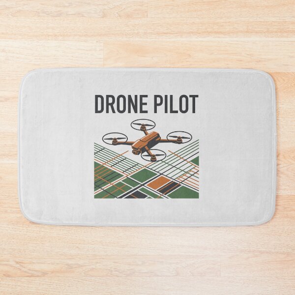 Item preview, Drone Pilot Quadcopter Aerial Photography Grid Map Isometric Art designed and sold by KiwiRider.