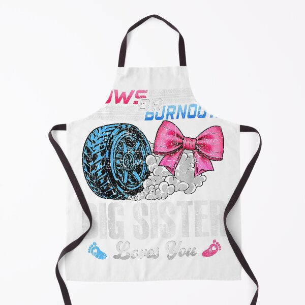 Item preview, Burnouts Or Bows Your Big Sister Loves You Gender Reveal T-Shirt designed and sold by Cafe18.