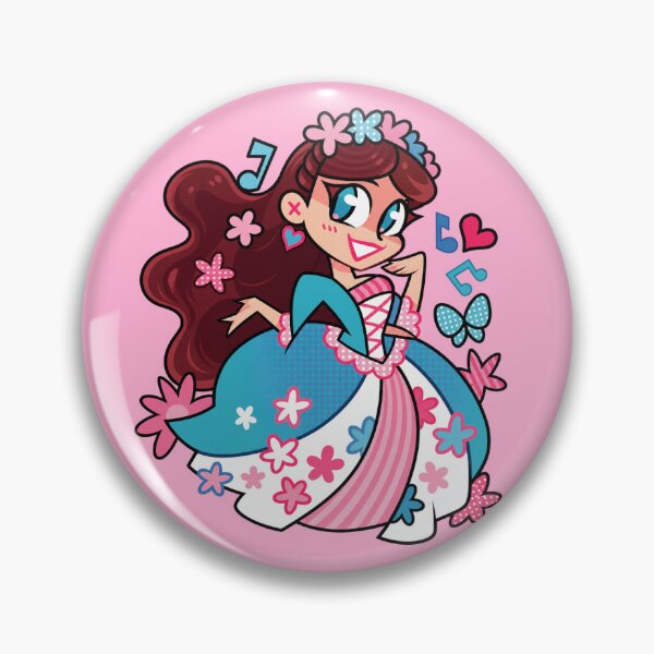 Item preview, Princess in a blue and pink dress designed and sold by YChangShop.