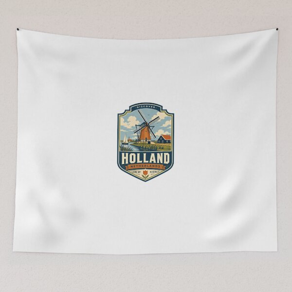 Item preview, Discover Holand Netherlands Land Of Windmills Travel Souvenir designed and sold by Star3NowForMe.