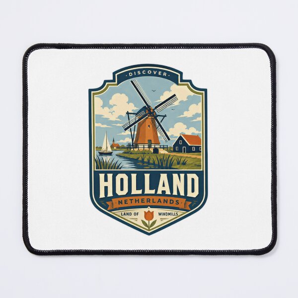 Item preview, Discover Holand Netherlands Land Of Windmills Travel Souvenir designed and sold by Star3NowForMe.