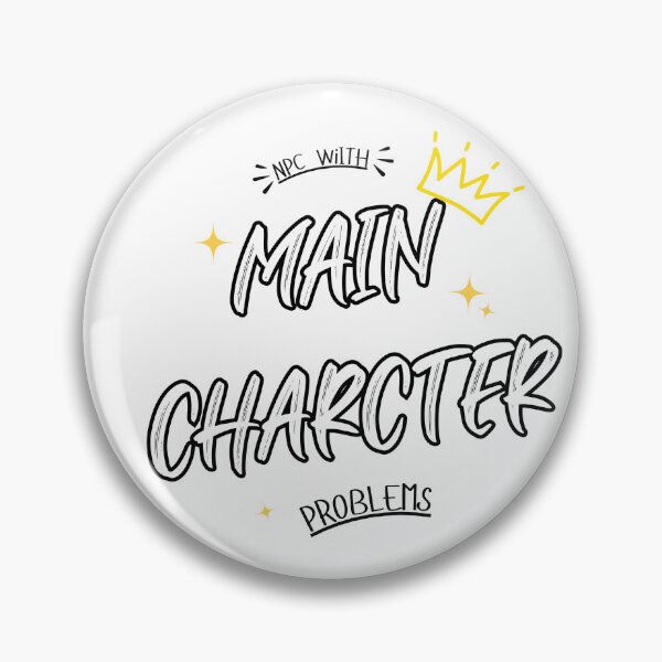 Item preview, Main Character Energy designed and sold by TheOddLittleShop.