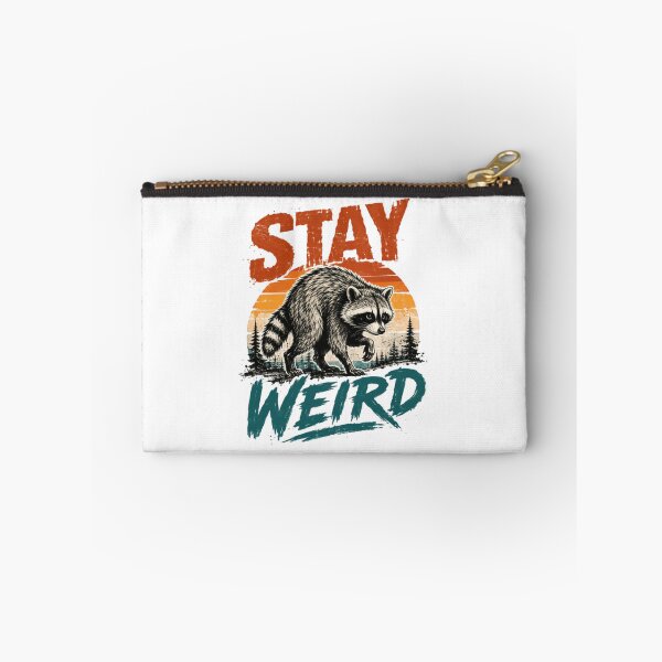 Item preview, Stay Weird Raccoon Unique Individual Retro Wildlife designed and sold by HumansStuck12.