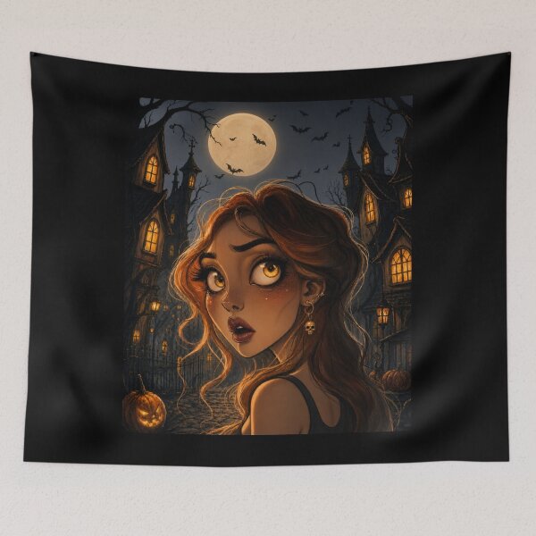 Item preview, Night walk in the Haunted City designed and sold by litleelseart.