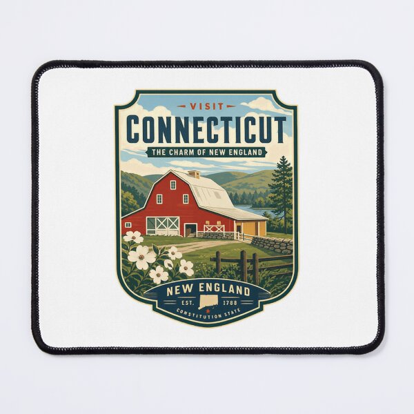 Item preview, Visit Connecticut The Charm Of New England | Connecticut State Pride New England Travel designed and sold by Star3NowForMe.