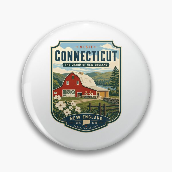 Item preview, Visit Connecticut The Charm Of New England | Connecticut State Pride New England Travel designed and sold by Star3NowForMe.