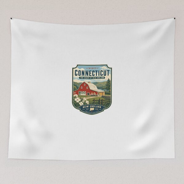 Item preview, Visit Connecticut The Charm Of New England | Connecticut State Pride New England Travel designed and sold by Star3NowForMe.