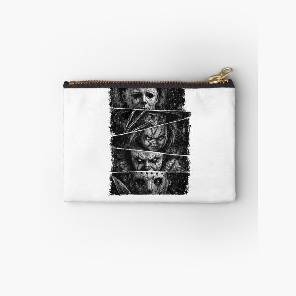 Item preview, Horror Movie Icons Michael Freddy Chucky Pennywise Jason Slasher Collage designed and sold by DYALEEZ-XCR.