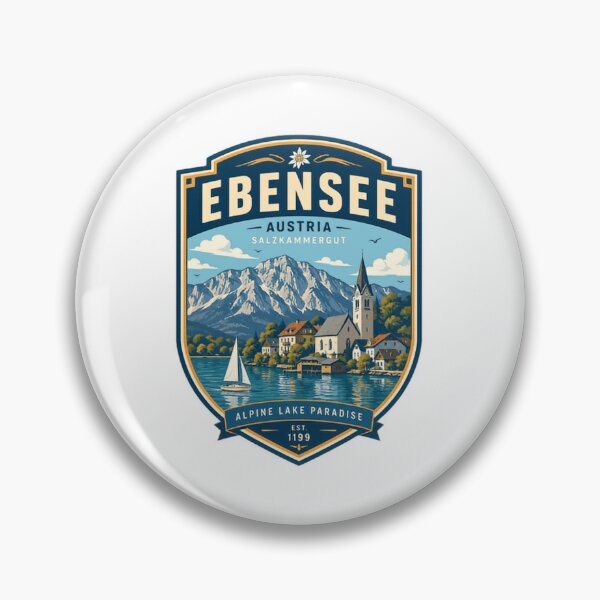 Item preview, Ebensee Austria Salzkammergut Alpine Lake Paradise Est 1199 Travel Souvenir designed and sold by Star3NowForMe.