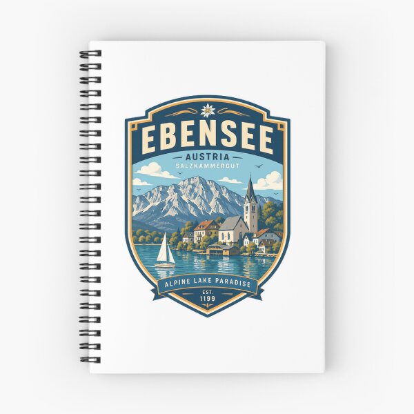 Item preview, Ebensee Austria Salzkammergut Alpine Lake Paradise Est 1199 Travel Souvenir designed and sold by Star3NowForMe.
