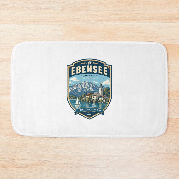 Item preview, Ebensee Austria Salzkammergut Alpine Lake Paradise Est 1199 Travel Souvenir designed and sold by Star3NowForMe.