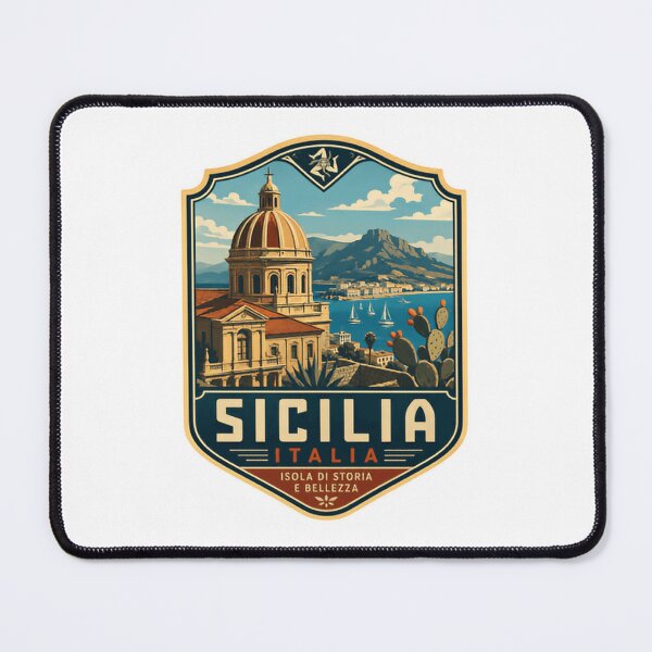 Item preview, Sicilia Italia Isola Di Storia E Bellezza Italian Travel Heritage Culture designed and sold by Star3NowForMe.
