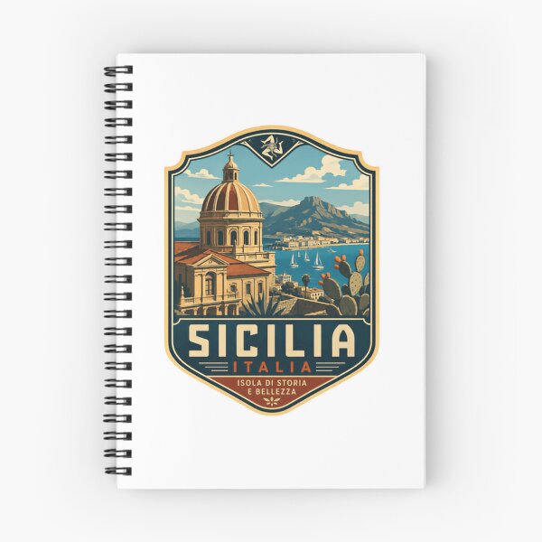 Item preview, Sicilia Italia Isola Di Storia E Bellezza Italian Travel Heritage Culture designed and sold by Star3NowForMe.