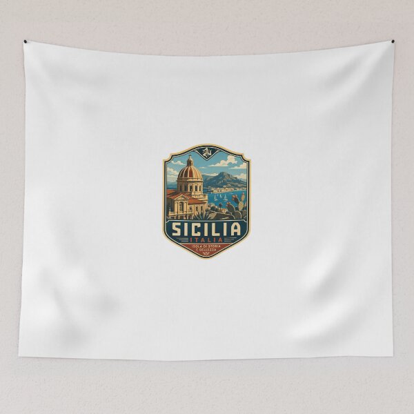 Item preview, Sicilia Italia Isola Di Storia E Bellezza Italian Travel Heritage Culture designed and sold by Star3NowForMe.
