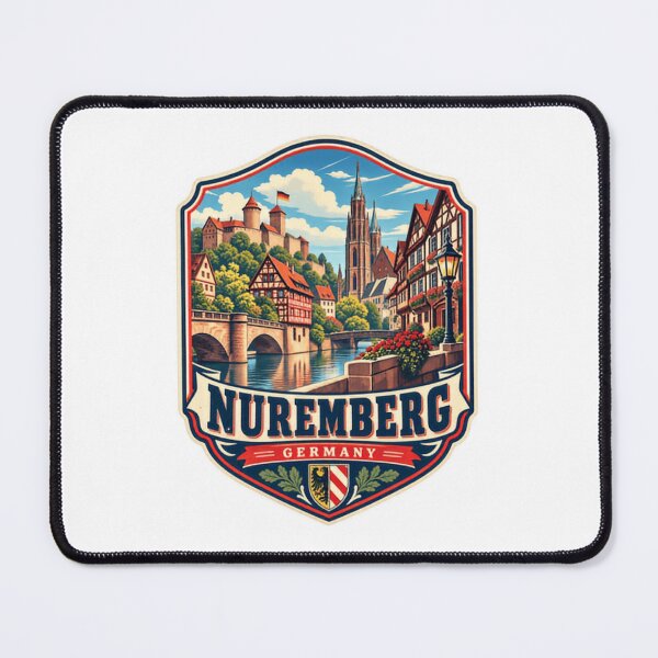Item preview, Nuremberg Germany Travel Souvenir Bavarian City Landmark designed and sold by Star3NowForMe.