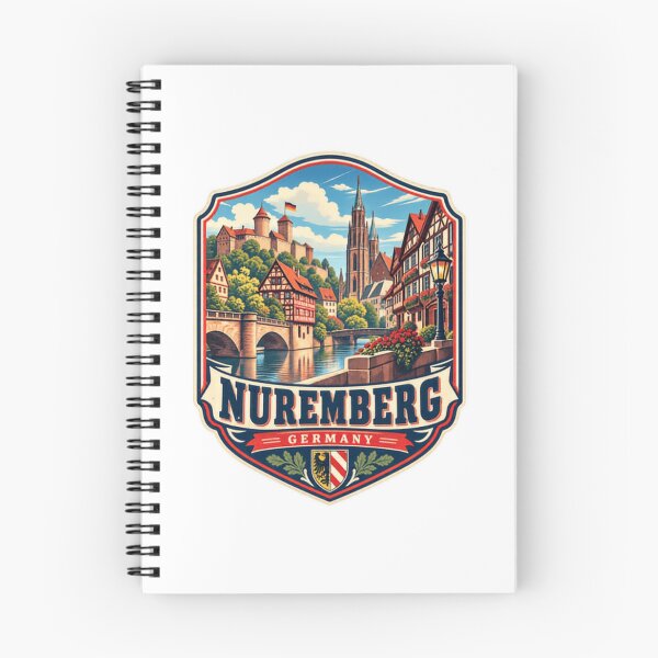 Item preview, Nuremberg Germany Travel Souvenir Bavarian City Landmark designed and sold by Star3NowForMe.