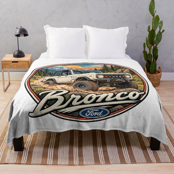 Item preview, Vintage White Bronco 4x4 Off-Road SUV Mountain Sunset Adventure Graphic designed and sold by alwaysadeal.
