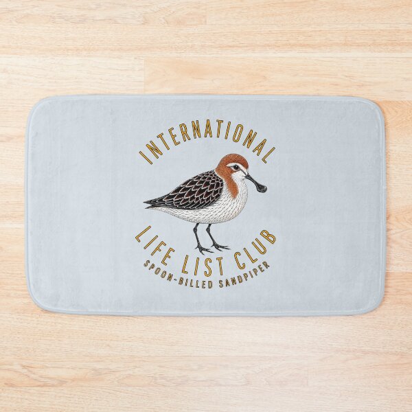 Item preview, Spoon-Billed Sandpiper – International Life List Club designed and sold by American Fieldmark Studio.