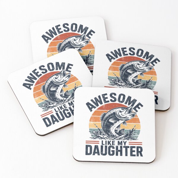 Item preview, Awesome Like My Daughter Fishing Dad Fatherhood Angler designed and sold by HumansStuck12.