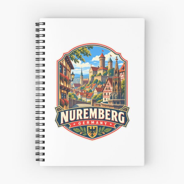 Item preview, Nuremberg Germany Bavarian City Travel Souvenir designed and sold by Star3NowForMe.