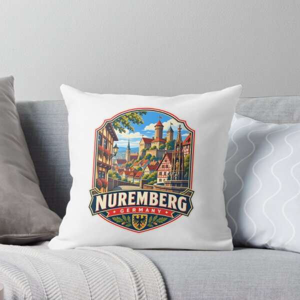 Item preview, Nuremberg Germany Bavarian City Travel Souvenir designed and sold by Star3NowForMe.
