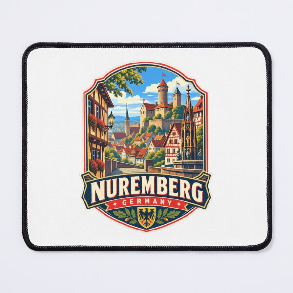 Item preview, Nuremberg Germany Bavarian City Travel Souvenir designed and sold by Star3NowForMe.
