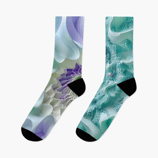 Item preview, Mint Green and Violet Geometric Spiral designed and sold by Vicky Brago-Mitchell®.