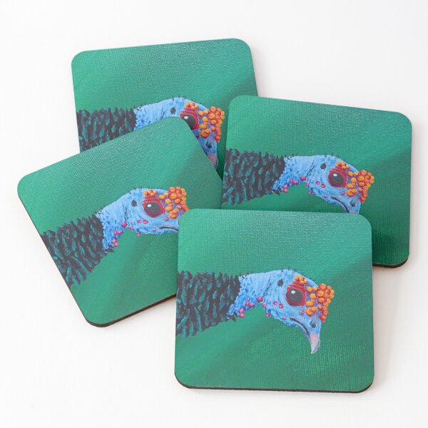 Item preview, Female Ocellated Turkey Portrait designed and sold by Magpie's Miscellany.