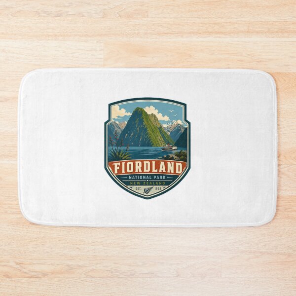 Item preview, Fiordland National Park New Zealand Est. 1952 Travel Souvenir Explorer designed and sold by Star3NowForMe.
